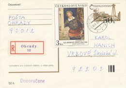 I2906 - Czechoslovakia (1983) 930 12 Ohrady - Lettres & Documents