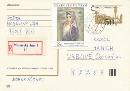 I2908 - Czechoslovakia (1983) 908 71 Moravsky Jan 1 - Lettres & Documents
