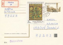 I2913 - Czechoslovakia (1983) 972 22 Nitrica - Lettres & Documents