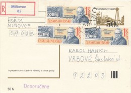 I2918 - Czechoslovakia (1983) 090 32 Minovce - Lettres & Documents