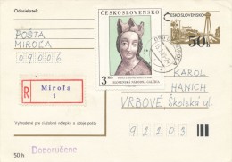 I2919 - Czechoslovakia (1989) 090 06 Mirola - Lettres & Documents