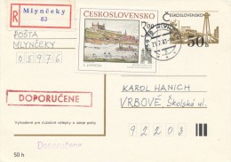 I2920 - Czechoslovakia (1983) 059 76 Mlynceky - Lettres & Documents