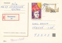 I2925 - Czechoslovakia (1979) 044 47 Kecerovce - Lettres & Documents