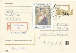 I2930 - Czechoslovakia (1983) 919 29 Malzenice - Lettres & Documents
