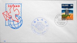 Iceland 1979 Special Cancel Cover MiNr.537 Leuchttûrm/ Lighthouse   ( Lot 3001 ) - Lettres & Documents