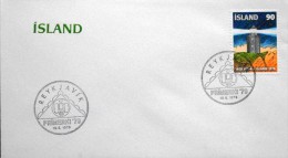 Iceland 1979 Special Cancel Cover MiNr.537 Leuchttûrm/ Lighthouse   ( Lot 3000 ) - Covers & Documents