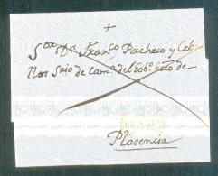 1853.- TRUJILLO A PLASENCIA - ...-1850 Préphilatélie