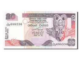 Billet, Sri Lanka, 20 Rupees, 2006, 2006-03-07, NEUF - Sri Lanka