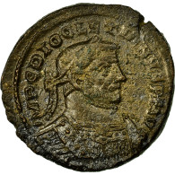 Monnaie, Dioclétien, Follis, TB+, Cuivre, Cohen:87 - La Tetrarchia E Costantino I Il Grande (284 / 307)