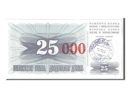 Billet, Bosnia - Herzegovina, 25,000 Dinara, 1993, KM:54b, NEUF - Bosnie-Herzegovine