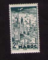 Timbre Neuf Maroc, Fes, 2 F, J. E. Laurent / H. Cortot, 1945 - Nuevos