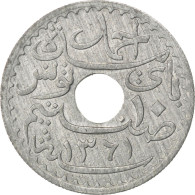 Monnaie, Tunisie, Ahmad Pasha Bey, 10 Centimes, 1942, Paris, SPL, Zinc, KM:267 - Tunisia