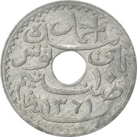 Monnaie, Tunisie, Ahmad Pasha Bey, 10 Centimes, 1942, Paris, SPL, Zinc, KM:267 - Tunisie