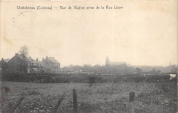 Châtelineau - ( Corbeau ) - Vue De L'Eglise Prise De La Rue Lizon - Châtelet