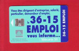 488 - Telecarte Publique 36 15 Emploi (F710) - 1996