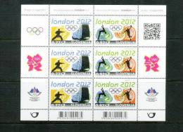 Slowenien / Slovenia 2012 Olympische Spiele London / Olympic Games London KB / Small Sheet Postfrisch / UM - Summer 2012: London