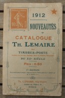 Catalogue Th.Lemaire Nouveautés 1912 7ème édition - Catálogos De Casas De Ventas