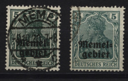 Memel,1 B,c,o,gep. - Memel (Klaïpeda) 1923