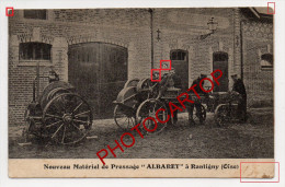 Materiel De PRESSAGE ALBARET-RANTIGNY-Culture-Agriculture-Animation-FRANCE-FRANKREICH-60-Feldpost- - Rantigny