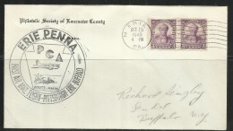 UNITED STATES STATI USA 15 OCT 1940 PENNA PITTSBURGH ERIE BUFFALO ROUTE AM46 FIRST FLIGHT FDC COVER - 1851-1940