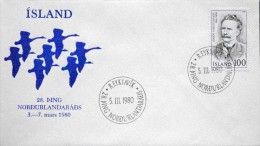 Iceland 1980  MiNr.547     Special Cancel Cover     ( Lot 2990 ) - Covers & Documents