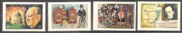 ** ANTIGUA 4 V. MNH SIR WISTON CHURCHILL - Sir Winston Churchill