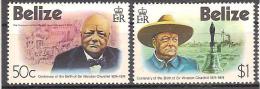 ** BELIZE  2 V. MNH SIR WISTON CHURCHILL - Sir Winston Churchill