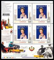 Canada (Scott No.2515a - 60e Reine / Elizabeth / The Queen 60e) [**] (P) - BF / SS - Blocks & Sheetlets