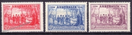 Australia -Australie 1937 Yvert 123-25, 150th Anniversary  Foundation Of Sydney - MNH - Ungebraucht