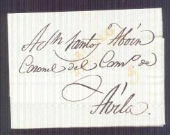 1836.- AREVALO A ÁVILA - ...-1850 Prephilately