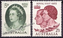 Australia 1963 Yvert 284-85, Royal Visit - MNH - Ongebruikt