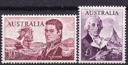 Australia 1965 Yvert 315-16, Definitive Set, Navigators White Paper - MNH - Neufs