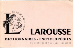 BUVARD  -   LAROUSSE  -  DICTIONNAIRES  -  ENCYCLOPEDIES  -  DIM / 21 X 13 CM - L