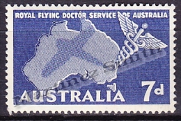 Australia 1957 Airmail Yvert A-9, Royal Flying Doctor Service - MNH - Nuovi