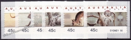Australie - Australia 1995 Michel 40.1 - 45.1 - S45, Animals, Overprinted SYDNEY 95 - Frama Labels - MNH - Machine Labels [ATM]