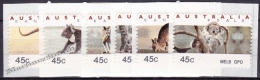 Australie - Australia 1994 Michel 40.1 - 45.1 - S21, Animals, Overprinted MELB GPO - Frama Labels - MNH - Machine Labels [ATM]