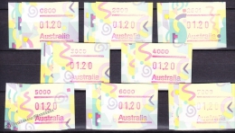 Australie - Australia 1996 Michel 50.1 - 50.8 - 24 Labels, Party Background - Frama Labels - MNH - Timbres De Distributeurs [ATM]