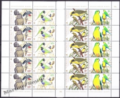 Australie - Australia 1998 Yvert 1683-86, Fauna Protection WWF, Budgies Birds - Sheetlet - MNH - Ganze Bögen & Platten