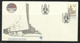 SUD SOUTH AFRICA RSA AFRIQUE 1980 PRETORIA UNIVERSITY BUILDING EDIFICIO UNIVERSITA' FDC FIRST DAY COVER - FDC