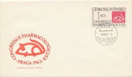 Czechoslovakia / First Day Cover (1963/19), Praha 1 (c) - Theme: II. Pharmacological International Congress In Prague - Pharmacy