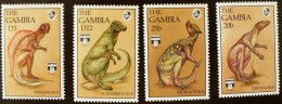 GAMBIE Prehistoire, Animaux Prehistoriques, YVERT 1213/16 **  Serie Complete MNH Neuf Sans Charniere - Prehistorisch