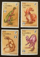 GAMBIE Prehistoire, Animaux Prehistoriques, YVERT 1323/26 **  Serie Complete MNH Neuf Sans Charniere - Prehistorisch