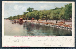 1903 Boat House & Promenade, Lake Harriet, Minneapolis Postcard / London Ontario Canada -  Oxford New York - Minneapolis