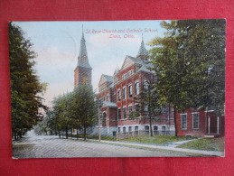 Ohio >   Lima   St. Rose Church & School  1910 Cancel    Ref 1302 - Autres & Non Classés