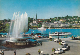 SUISSE,SWITZERLAND,SVIZZERA,HELVETIA,SWISS,SCHWEIZ ,LUCERNE,LUZERN,il Y A 40 ANS,lac,fontaine - Luzern