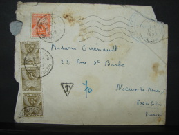 Taxe. 15. Taxe De 70 Fr. Cachet Militaire Fort ... ... Alger. - 1960-.... Lettres & Documents