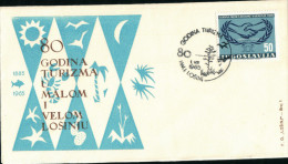 Jugoslawien (Jugoslavija) Mi.Nr. 1124 Auf Sonderbrief. (1965). - Cartas & Documentos