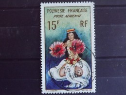 Polynésie Poste Aérienne N°7 Oblitéré Danseuse Tahitienne - Oblitérés
