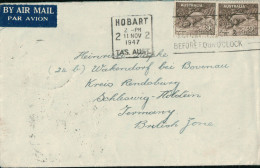 Ganzstück Australien Mi.Nr. 147, Poststempel Vom 11.11.1947. - Storia Postale