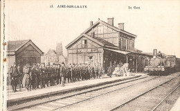 Aire-Sur-La-Lys - La Gare. France. Militaire. Militar. Military. Estação Caminho De Ferro. Railway Station. - Aire Sur La Lys